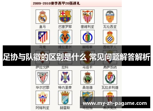 足协与队徽的区别是什么 常见问题解答解析